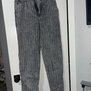 Vintage Roper Gray Striped Jeans